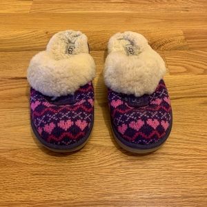 UGG Women’s Cozy Knit Heart Slippers S/N 1868